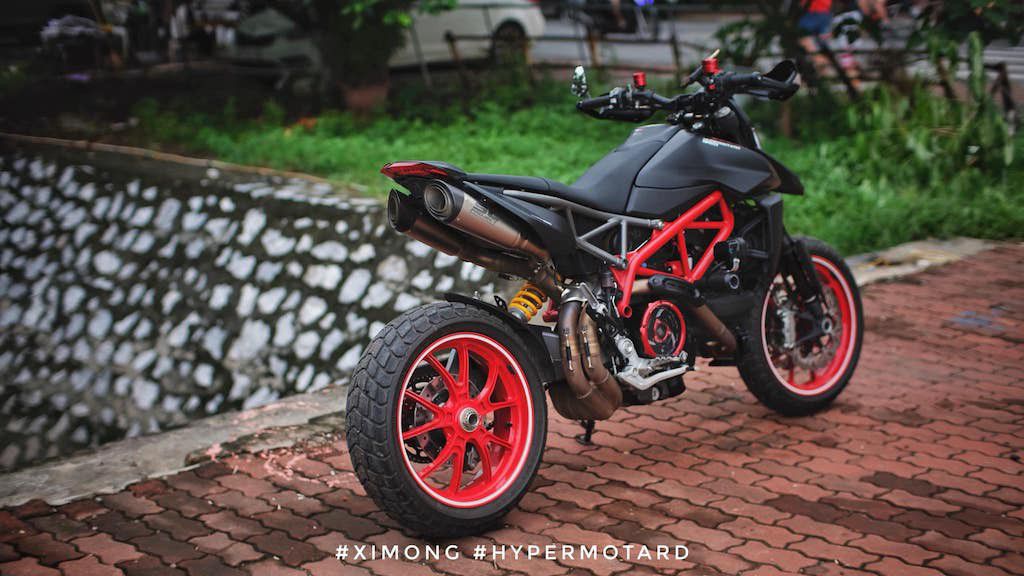 Vừa mua Ducati Hypermotard 950, biker Hà Thành đã “rã xe” ra độ lại ảnh 7