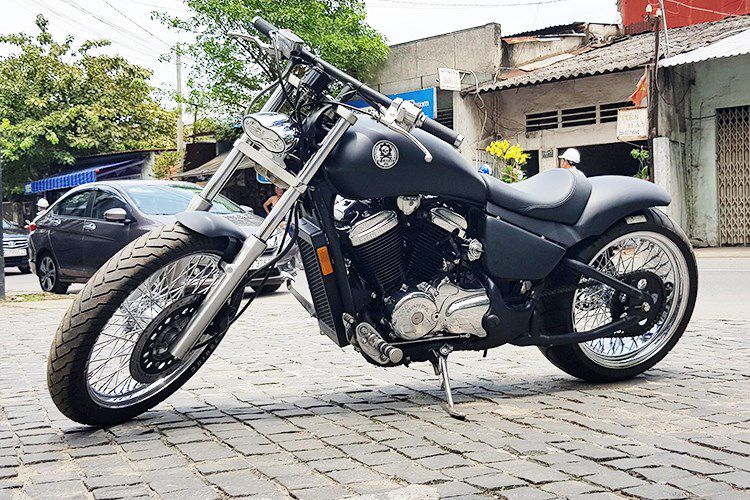 Moto Honda Steed 400 sieu ngau cua dan choi Phu Quoc