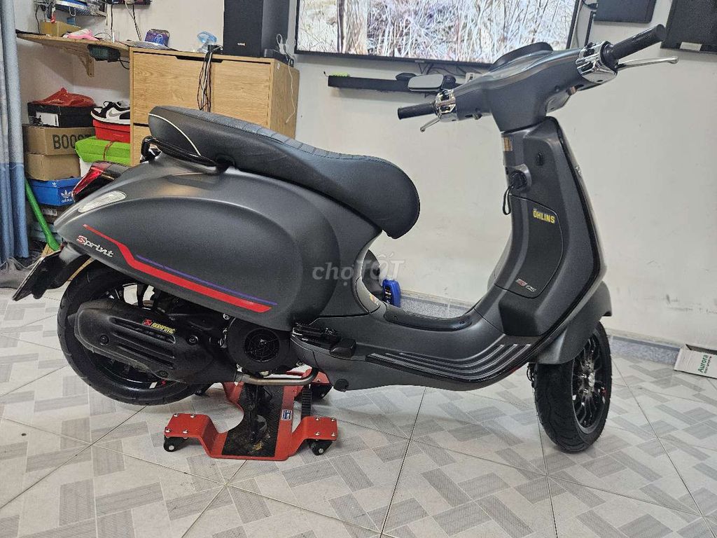 Vespa sprint 125 abs xám đặc biệt dk 10/2023