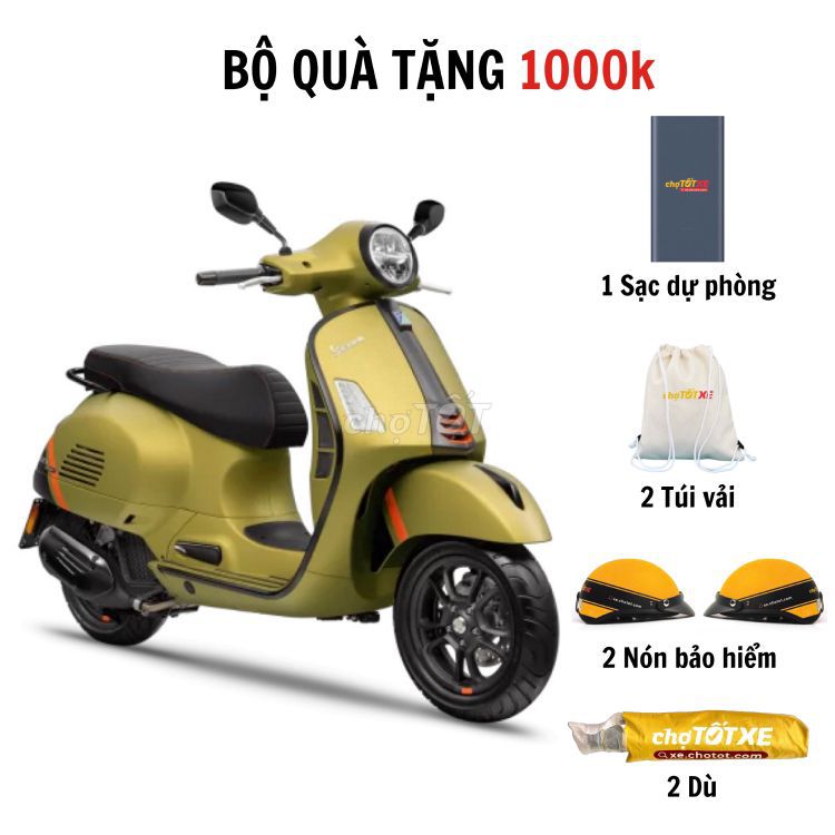 VESPA GTS SUPER SPORT 150 ABS NHẬN NGAY QUÀ KHỦNG