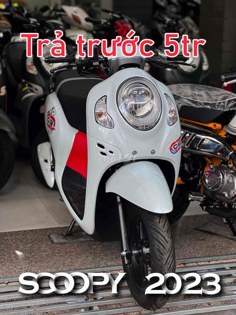 Scoopy trả trước 5tr  Giữ cavet  Vay tiền mặt