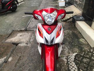 SYM Elegant 50cc Màu Đỏ Trắng. BSTP