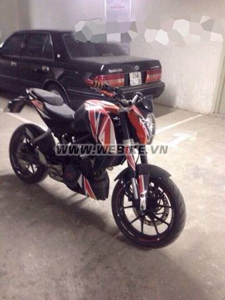 Can ban KTM Duke 200 2014 Den Trang o Da Nang gia 75tr MSP #503499