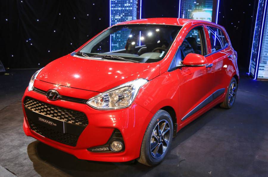 HYUNDAI i10 2019 MOI, MAU DO, BAO TRA GOP, BAO NGAN HANG