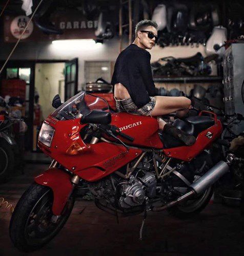 “Nu quai” Viet sieu ngau ben moto Ducati Supersport 900-Hinh-4