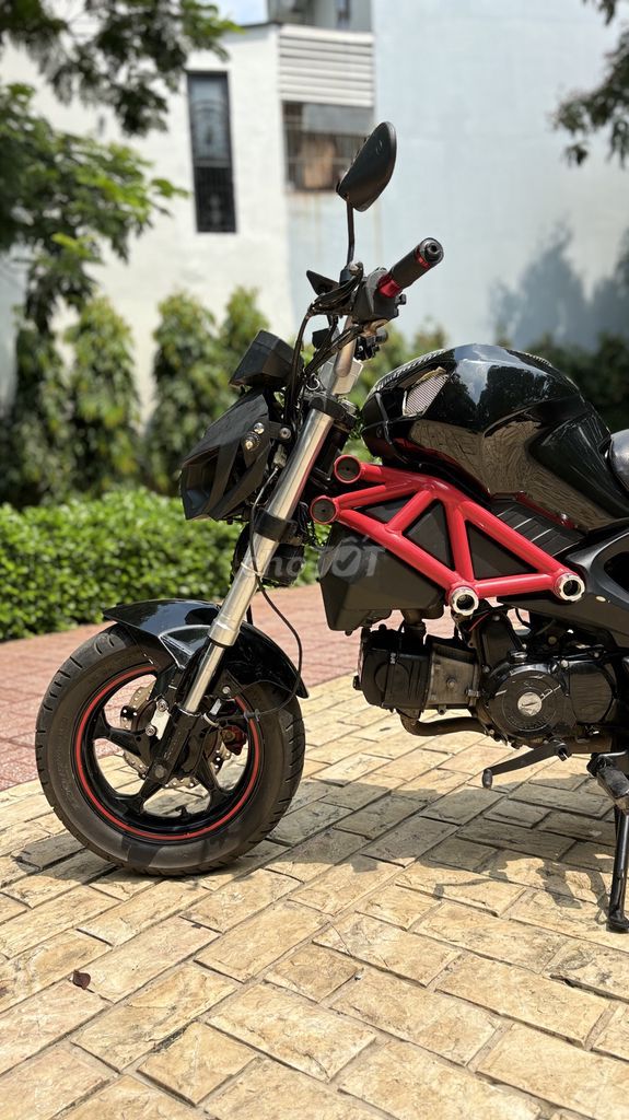 Moto Mini Ducati 110cc,bstp,màu đen  siêu VIP