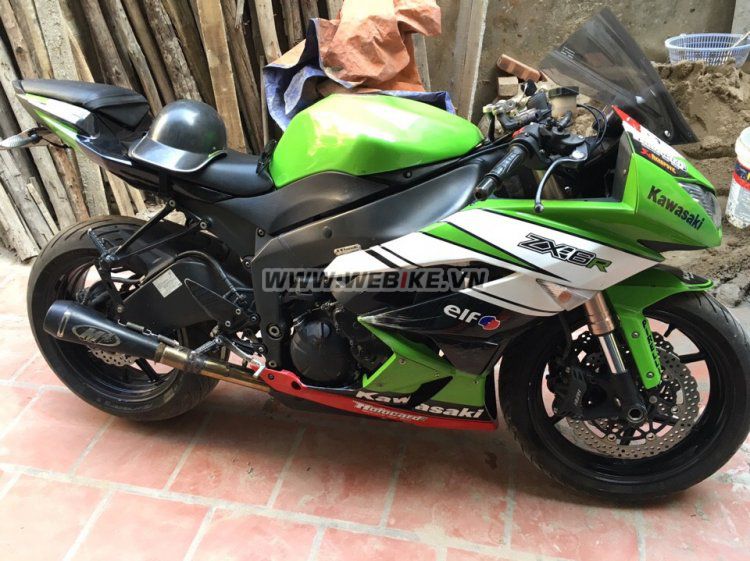 Can ban Kawasaki Ninja ZX6R ABS 2009 Xanh La Trang o Ha Noi gia lien he MSP #573656