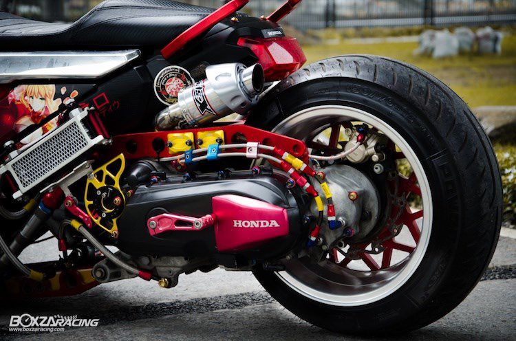 Xe tay ga Honda Zoomer X sieu khung phong cach Nhat-Hinh-6