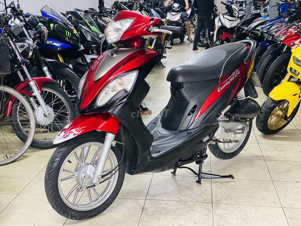 XE MÁY THỊNH PHÁT - KYMCO CANDY ĐỎ ĐEN XE HỌC SINH