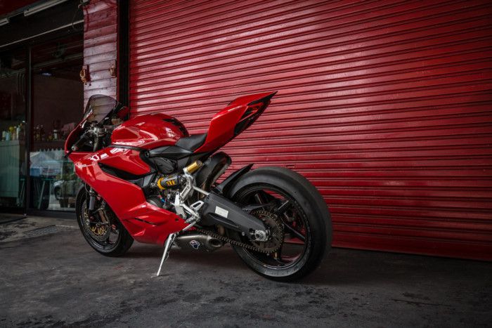 Ducati 899 Panigale độ chất với cặp mâm sợi carbon BST ảnh 14