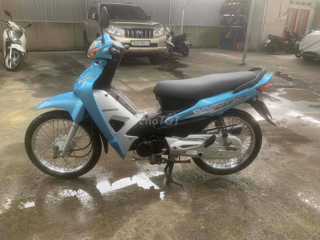 bán Honda wave A 100 màu xanh đời 2015 bstp