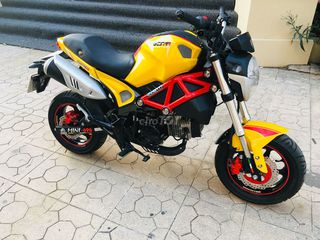 Ducati Monster 110 Màu Vàng Dáng Mini Rất Đẹp 2021