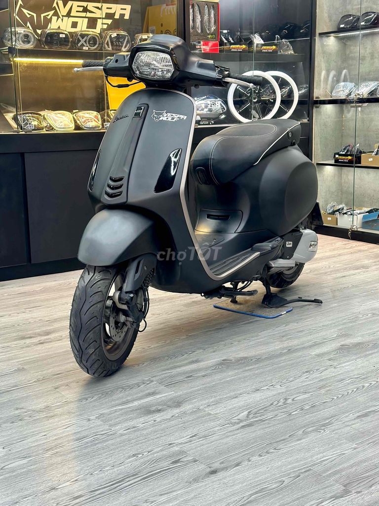 Vespa 125 đen nhám TFT 2014 kiểng Bstp 9 chủ