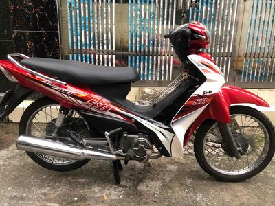 SYM Elegant 50cc Màu Đỏ Trắng. BSTP