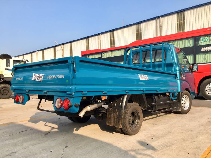 Xe tai 2.49 tan / 1.49 tan KIA FRONTIER K250 thung lung, xanh duong