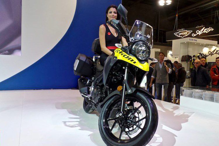 Moto Suzuki V-Strom 250 moi "chot gia" chi 114 trieu dong