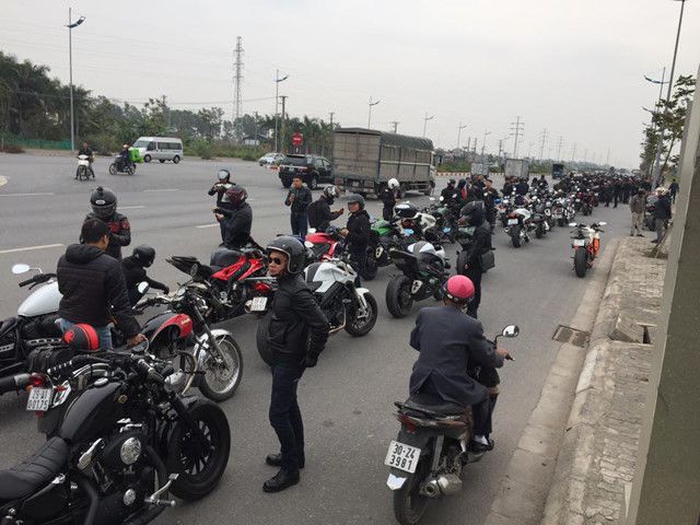 Hàng trăm biker miền Bắc diễu hành tưởng nhớ Trần Lập ảnh 12