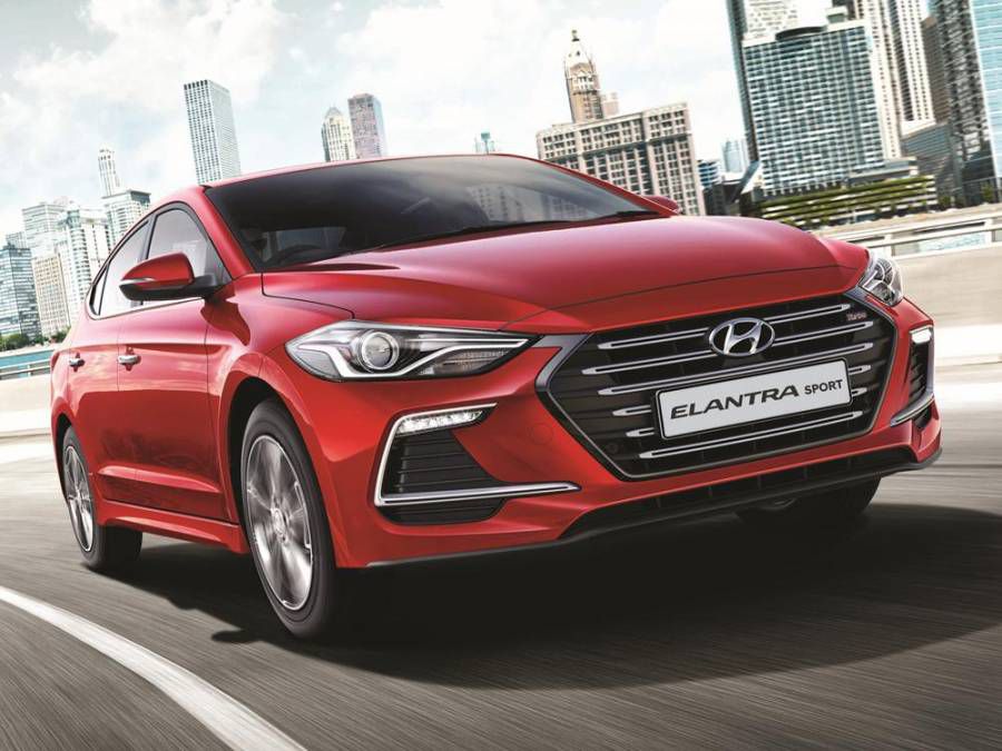 HYUNDAI ELANTRA SPORT MOI 2019, MAU DO, BAO THU TUC, KHUYEN MAI LON THANG 5