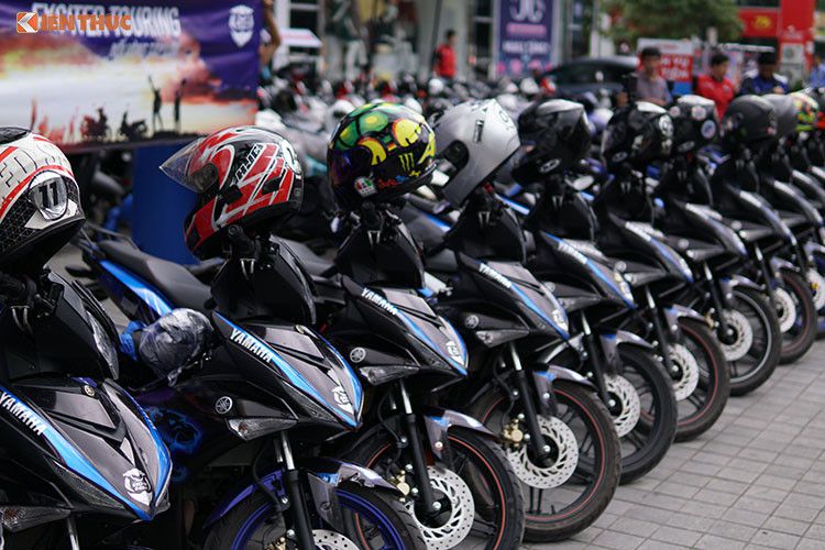 Dan xe may Yamaha Exciter 2019 phuot Sai Gon - Ha Giang-Hinh-12