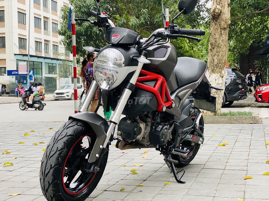 Ducati Monster 110cc Mini Đen Dáng Thể Thao 2022