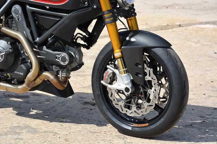 Moto Ducati Scrambler do cafe racer toan do choi “khung“-Hinh-5