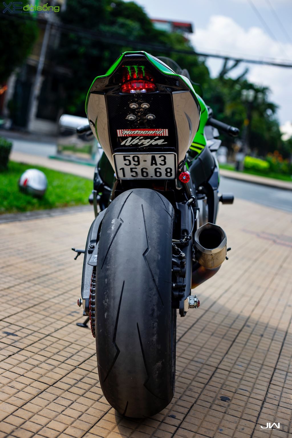 Kawasaki ZX10R 2018 độ phong cách WSBK tại Sài Gòn ảnh 19