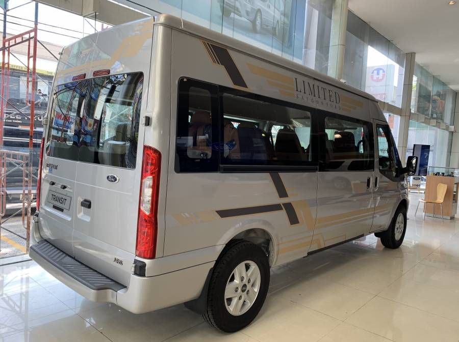[LH - 0937.200.022] Ford Transit 16 cho, Mam Duc, Kinh Lien, Tang Hop Den, Tran Caro, Ghe da 5D, San Go.