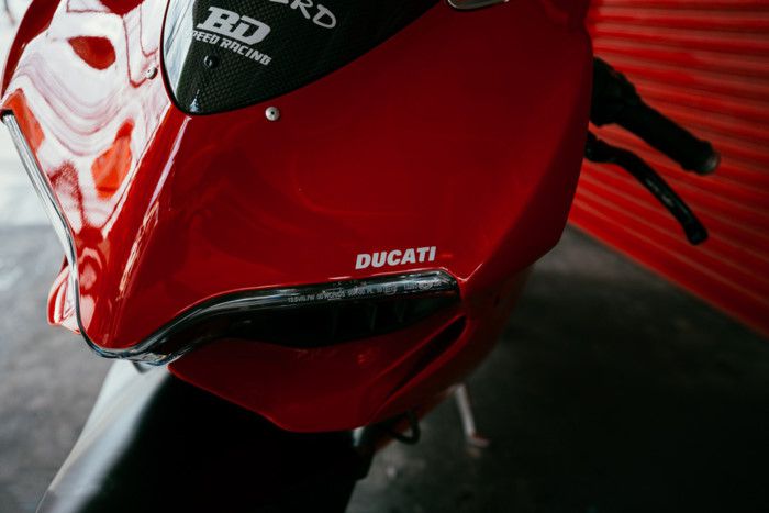 Ducati 899 Panigale độ chất với cặp mâm sợi carbon BST ảnh 2