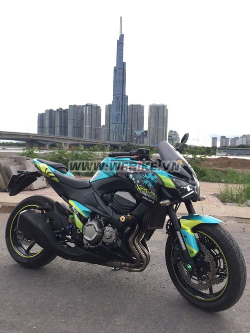 Can ban Kawasaki Z800 ABS 2015 Den Dam Xanh La Xe Cu o TPHCM gia 184tr MSP #1004674