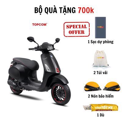 VESPA SPRINT CARBON 125 HỖ TRỢ TRẢ GÓP 0% LÃI SUẤT