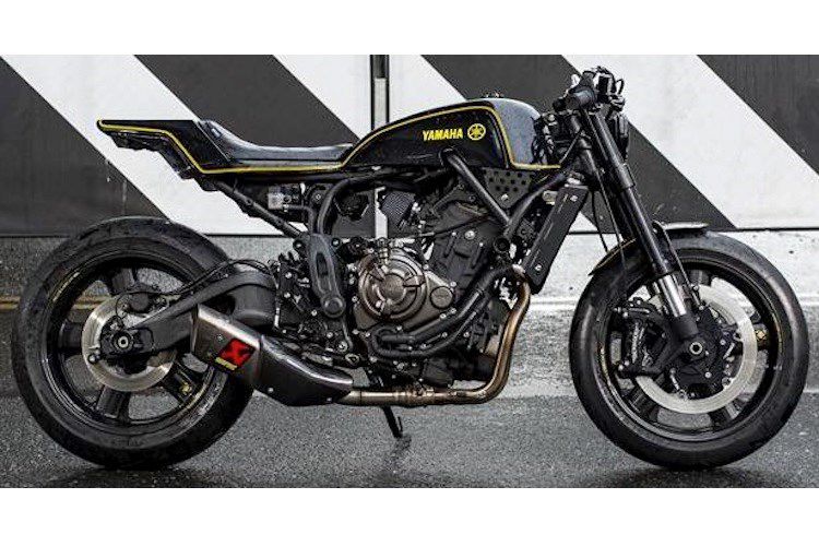 Yamaha XSR700 cafe racer “full carbon” sieu khung-Hinh-2