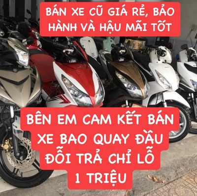 XE MÁY CŨ GIÁ RẺ, BẢO HÀNH, HẬU MÃI, QUAY ĐẦU