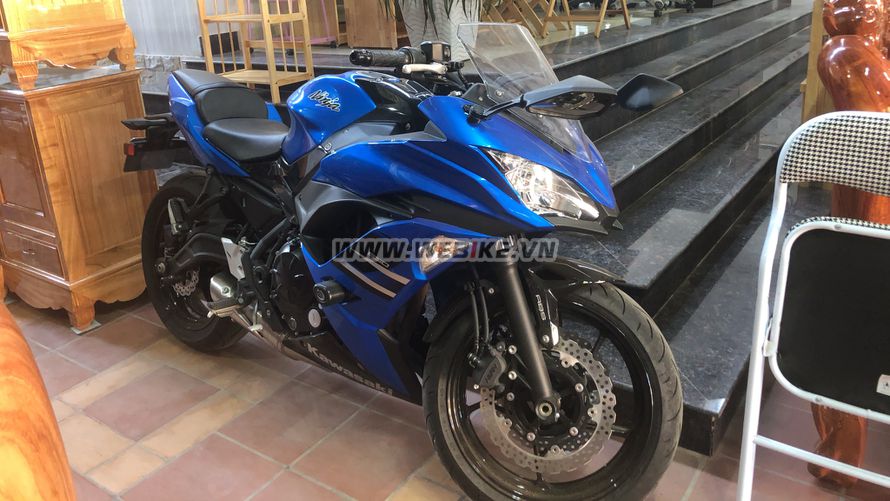 Can ban Kawasaki Ninja 650r 2015 mau den inox xanh bien o Tuyen Quang gia 170tr MSP #1087289