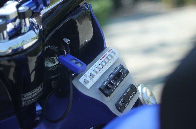 Xe tay ga Honda PCX do maxi scooter voi dan loa “khung“-Hinh-5