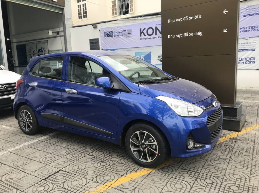 Hyundai I10 2019 Da Nang, Co san giao ngay, Qua Tang hap dan, Ho tro Grab - Vay 80% gia tri xe. Lien he: 0905.59.89.59