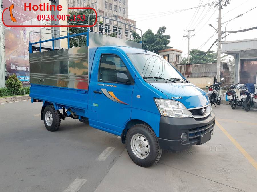 Ban Xe Tai Thaco Towner990, Tai Trong 990kg, Thung dai 2,45m, Lien He: 0938.907.153 KHANH