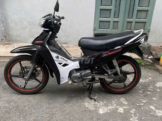 Sirius 50cc màu trắng đen bánh mâm thắng đĩa bs