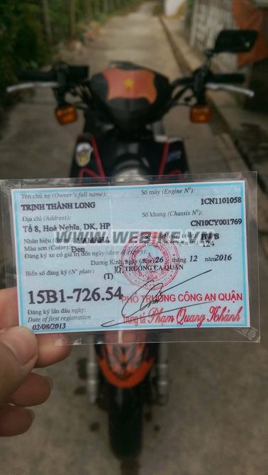 Can ban YAMAHA Bw's 125cc o Hai Phong gia lien he MSP #574769