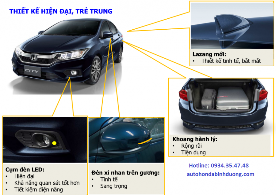 Ban Honda City Top 2019 - Ho tro gop 90% - Du Mau Giao Trong Thang - Tang full trang bi phu kien