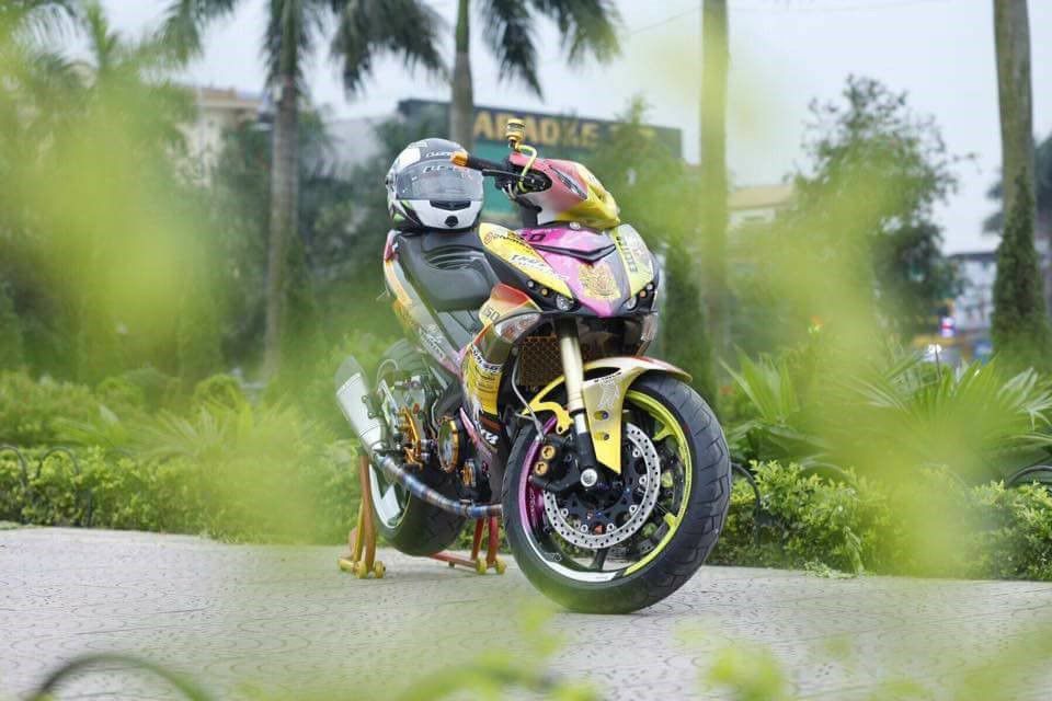 Exciter 150 do do choi hon 200 trieu dong cua biker Thai Nguyen hinh anh 5