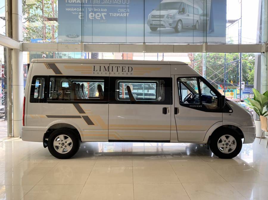 [LH - 0937.200.022] Ford Transit 16 cho, Mam Duc, Kinh Lien, Tang Hop Den, Tran Caro, Ghe da 5D, San Go.