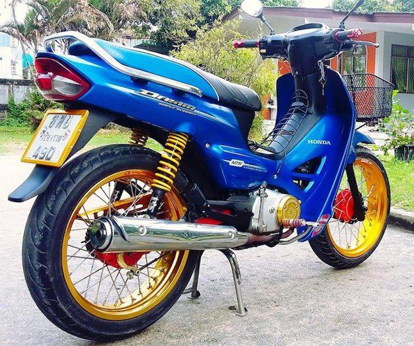Ngam Honda Dream 125 Thai Lan do dan chan “ngoai co“-Hinh-5