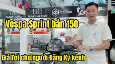 Vespa Sprint 150 Modell 2022 BSTP bao zin toàn bộ