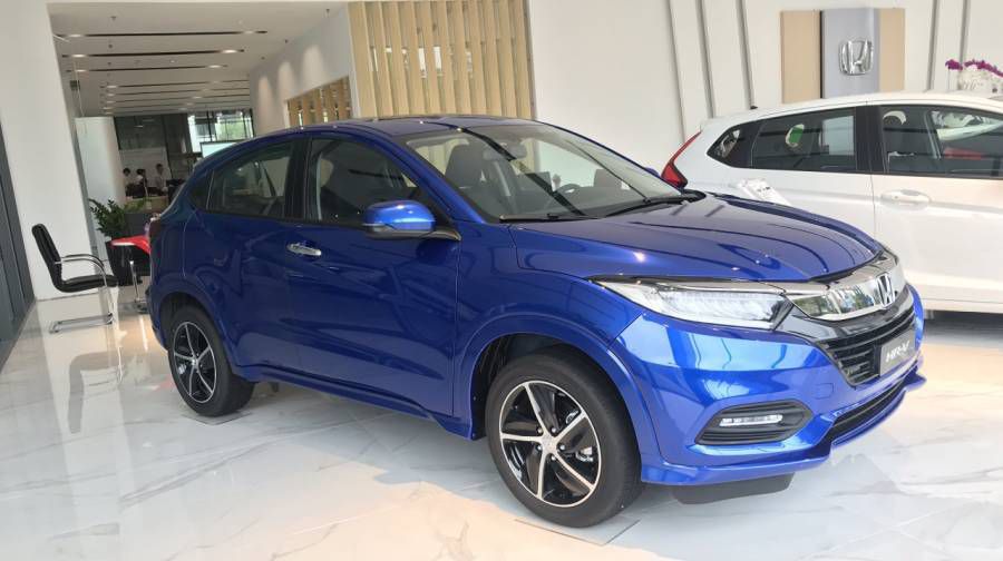 HONDA HRV NHAP THAI MAU TRANG 100% GOP 250TR GIAO XE NGAY KHUYEN MAI KHUNG