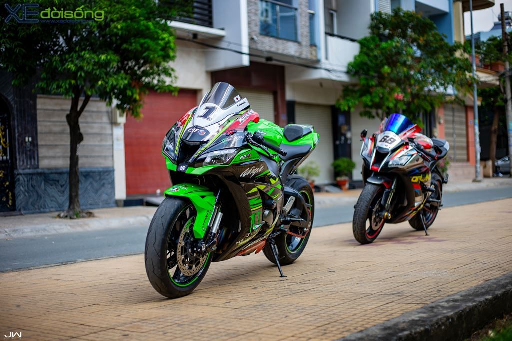 Kawasaki ZX10R 2018 độ phong cách WSBK tại Sài Gòn ảnh 16