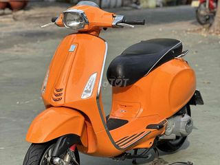 xe vespa sprin 2015 màu cam mới 98 % len ken