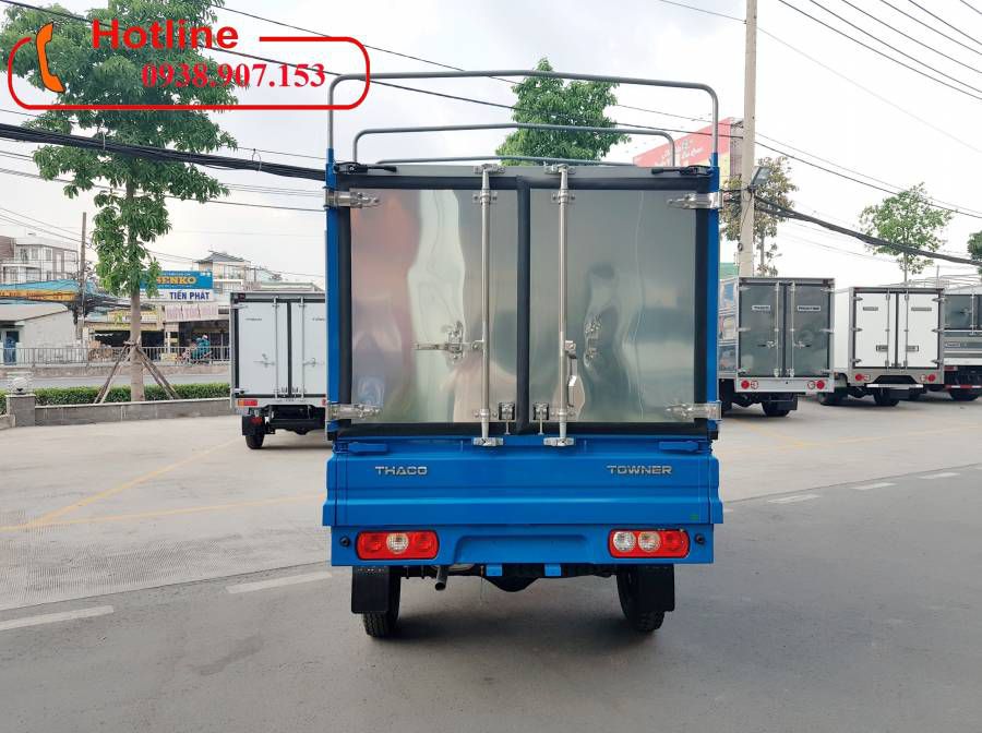 Ban Xe Tai Thaco Towner990, Tai Trong 990kg, Thung dai 2,45m, Lien He: 0938.907.153 KHANH