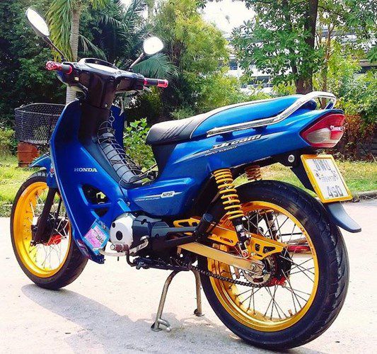 Ngam Honda Dream 125 Thai Lan do dan chan “ngoai co“-Hinh-4