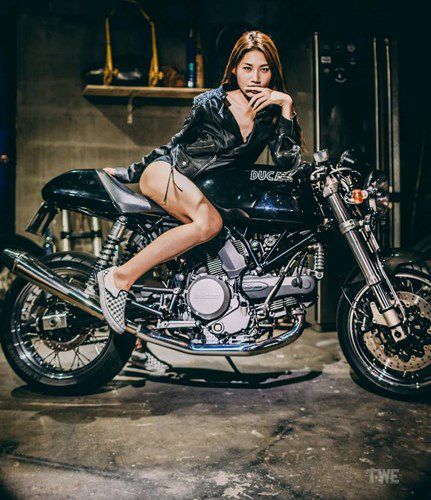 Nguoi dep Viet “do do hot” ben moto Ducati GT1000-Hinh-9
