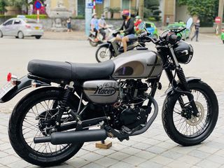 KAWASAKI W175 SE XÁM GHI CAFE RACER NHẬP CỰC MỚI